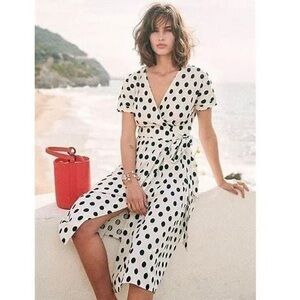 Sezane Marielle wrap dress